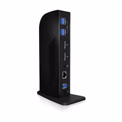 ICY BOX IB-DK2242AC Avec fil USB 3.2 Gen 1 (3.1 Gen 1) Type-A Noir - Vue supplémentaire 3