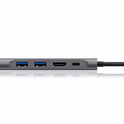 ICY BOX IB-DK4022-CPD Avec fil USB 3.2 Gen 1 (3.1 Gen 1) Type-C Anthracite, Noir - Vue supplémentaire 5