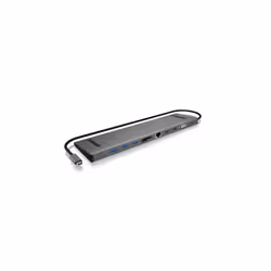 ICY BOX IB-DK2106-C Avec fil USB 3.2 Gen 1 (3.1 Gen 1) Type-C Anthracite, Noir - Vue supplémentaire 2