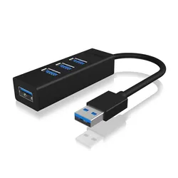 ICY BOX IB-HUB1419-U3 USB 3.2 Gen 1 (3.1 Gen 1) Type-A 5000 Mbit/s Noir