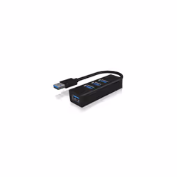 ICY BOX IB-HUB1419-U3 USB 3.2 Gen 1 (3.1 Gen 1) Type-A 5000 Mbit/s Noir - Vue supplémentaire 2