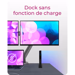 ICY BOX IB-DK2251AC Avec fil USB 3.2 Gen 2 (3.1 Gen 2) Type-A Noir - Vue supplémentaire 5