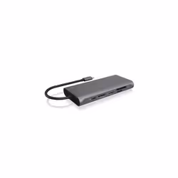 ICY BOX IB-DK4050-CPD Avec fil USB 3.2 Gen 1 (3.1 Gen 1) Type-C Anthracite - Vue supplémentaire 3