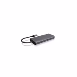 ICY BOX IB-DK4070-CPD Avec fil USB 3.2 Gen 1 (3.1 Gen 1) Type-C Anthracite, Noir - Vue supplémentaire 2