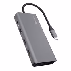 ICY BOX IB-DK4070-CPD Avec fil USB 3.2 Gen 1 (3.1 Gen 1) Type-C Anthracite, Noir - Vue supplémentaire 6