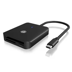 ICY BOX IB-CR403-C3 lecteur de carte mémoire USB 3.2 Gen 1 (3.1 Gen 1) Type-C Noir