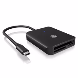 ICY BOX IB-CR403-C3 lecteur de carte mémoire USB 3.2 Gen 1 (3.1 Gen 1) Type-C Noir - Vue supplémentaire 2