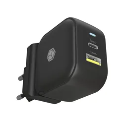 ICY BOX IB-PS106-PD Universel Noir Secteur Charge rapide Intérieure