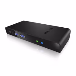 ICY BOX IB-DK2241AC Avec fil USB 3.2 Gen 1 (3.1 Gen 1) Type-A Noir - Vue supplémentaire 5
