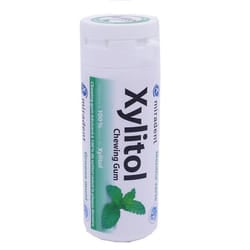 Miradent Xylitol Chewing Gum Menthe Verte 30 gommes