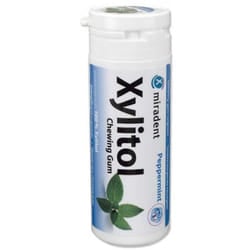 Miradent Xylitol Chewing Gum Menthe Poivrée 30 gommes