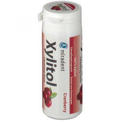 Miradent Xylitol Chewing Gum Canneberge 30 gommes