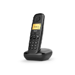 Gigaset A170 Duo Téléphone analog/dect Identification de l'appelant Noir
