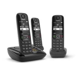 Gigaset AS690A Trio Téléphone analog/dect Noir