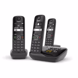 Gigaset AS690A Trio Téléphone analog/dect Noir - Vue supplémentaire 2