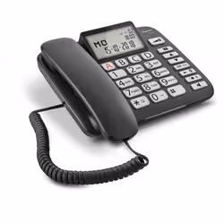 Gigaset DL 580 Téléphone analogique Identification de l'appelant Noir - Vue supplémentaire 2