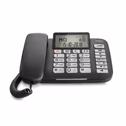 Gigaset DL 580 Téléphone analogique Identification de l'appelant Noir - Vue supplémentaire 4