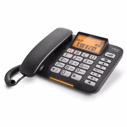 Gigaset DL 580 Téléphone analogique Identification de l'appelant Noir - Vue supplémentaire 5