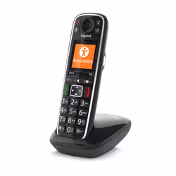 Gigaset E720 Téléphone analog/dect Identification de l'appelant Noir - Vue supplémentaire 4