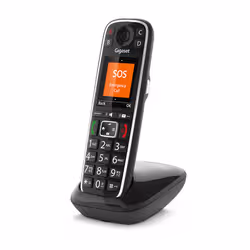 Gigaset E720 Téléphone analog/dect Identification de l'appelant Noir - Vue supplémentaire 5