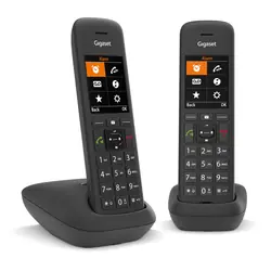 Gigaset C575 Duo Téléphone analog/dect Noir