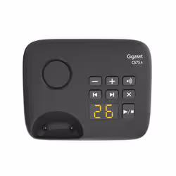 Gigaset C575A Duo Téléphone analog/dect Identification de l'appelant Noir - Vue supplémentaire 3
