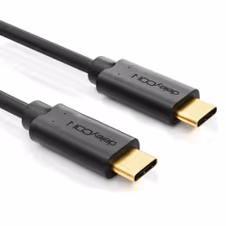 deleyCON MK1040 câble USB USB 3.2 Gen 1 (3.1 Gen 1) 0,5 m USB C Noir - Vue supplémentaire 2