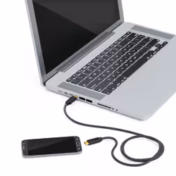 deleyCON MK1040 câble USB USB 3.2 Gen 1 (3.1 Gen 1) 0,5 m USB C Noir - Vue supplémentaire 7