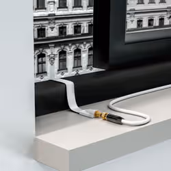deleyCON MK3305 câble coaxial 0,26 m F Blanc - Vue supplémentaire 5