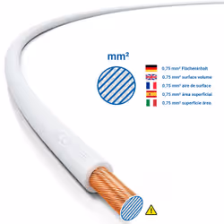 deleyCON MK-MK3322 câble audio 25 m Noir, Blanc - Vue supplémentaire 3