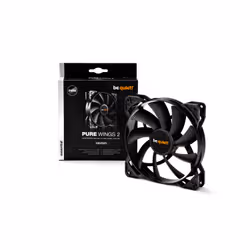 be quiet! Pure Wings 2 Boitier PC Ventilateur 12 cm Noir - Vue supplémentaire 2