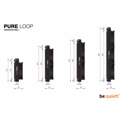 be quiet! PURE LOOP 280mm Processeur All-in-one liquid cooler 14 cm - Vue supplémentaire 7