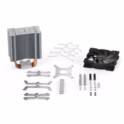 be quiet! Pure Rock 2 Processeur Refroidisseur d'air 12 cm Argent 16 pièce(s) - Vue supplémentaire 6