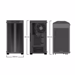 be quiet! Pure Base 500DX Bureau Noir - Vue supplémentaire 2