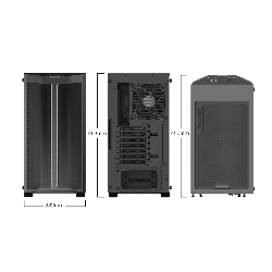 be quiet! Pure Base 500DX Bureau Noir