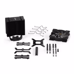 be quiet! Pure Rock 2 Processeur Refroidisseur d'air 12 cm Noir - Vue supplémentaire 6