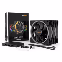 be quiet! Light Wings | 140mm PWM Triple Pack Boitier PC Ventilateur 14 cm Noir - Vue supplémentaire 6
