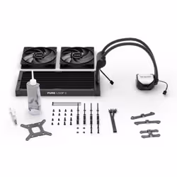 be quiet! Pure Loop 2 | 280mm Processeur Refroidisseur de liquide tout-en-un 14 cm Noir 1 pièce(s) - Vue supplémentaire 5