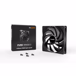 be quiet! Pure Wings 3 140mm PWM high-speed Boitier PC Ventilateur 14 cm Noir 1 pièce(s) - Vue supplémentaire 3