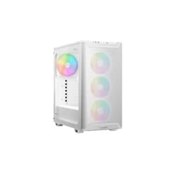 be quiet! Pure Base 501 Blanc | Boîtier PC vitré, Mini ATX / Micro ATX / ATX, 4 ventilateurs Light Wings LX PWM, ARGB