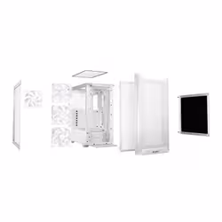be quiet! Pure Base 501 Blanc | Boîtier PC vitré, Mini ATX / Micro ATX / ATX, 4 ventilateurs Light Wings LX PWM, ARGB - Vue supplémentaire 3