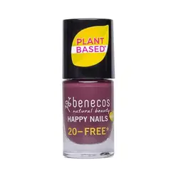 benecos 20-FREE - sweet plum vernis à ongles 5 ml Brillant