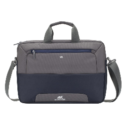 Rivacase Suzuka 7737 sacoche d'ordinateurs portables 15.6" Sac Messenger Bleu, Gris