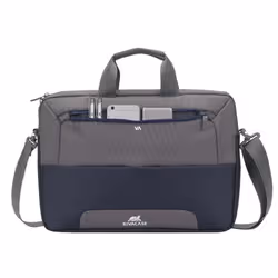Rivacase Suzuka 7737 sacoche d'ordinateurs portables 15.6" Sac Messenger Bleu, Gris - Vue supplémentaire 3