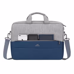 Rivacase 7532 sacoche d'ordinateurs portables 15.6" Malette Bleu, Gris - Vue supplémentaire 15