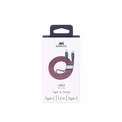 Rivacase PS6105 RD12 câble USB 1,2 m USB 2.0 USB C Rouge - Vue supplémentaire 3