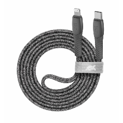 Rivacase PS6107 GR12 câble Lightning 1,2 m Gris