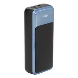 Rivacase VA1080 banque d'alimentation électrique Lithium Polymère (LiPo) 30000 mAh Noir, Bleu