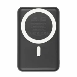 Rivacase VA2604 banque d'alimentation électrique Lithium Polymère (LiPo) 10000 mAh Recharge sans fil Noir