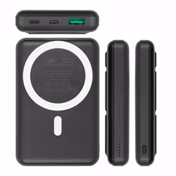 Rivacase VA2604 banque d'alimentation électrique Lithium Polymère (LiPo) 10000 mAh Recharge sans fil Noir - Vue supplémentaire 6